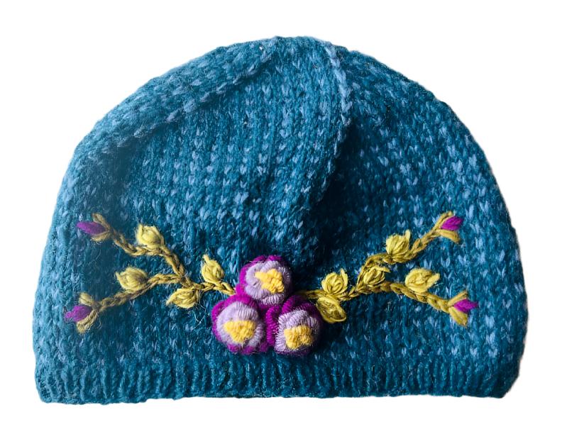 Olive Hat in Teal