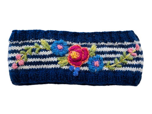 Ava Headband in Blue