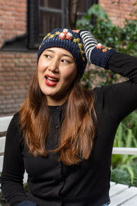 Olive Hat in Navy