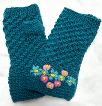 Load image into Gallery viewer, Helena Handwarmers in Teal