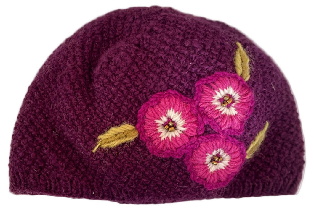 Rose Hat in Wine
