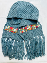 Load image into Gallery viewer, Helena Scarf in Faded Denim