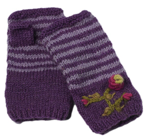 Olive Handwarmer Purple