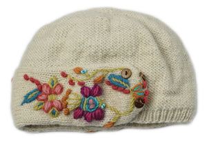 Lila Hat White