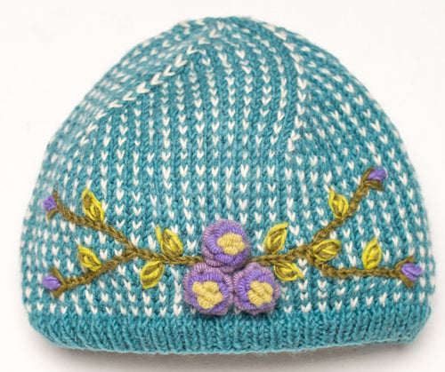 Olive Hat Aqua