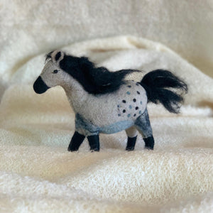 Dapple Grey Pony Ornament