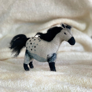 Dapple Grey Pony Ornament