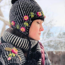 Load image into Gallery viewer, Olive Ear Flap Hat Black